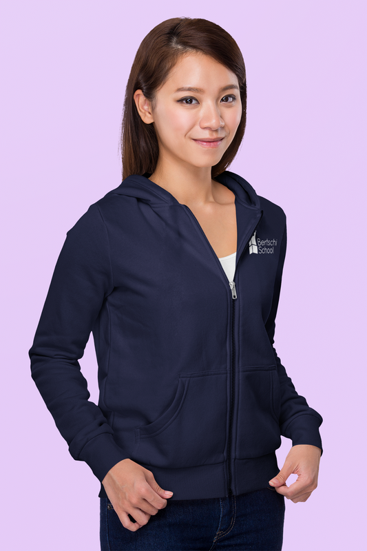 Bertschi Organic French Terry Full Zip Hoodie (Adult Unisex)