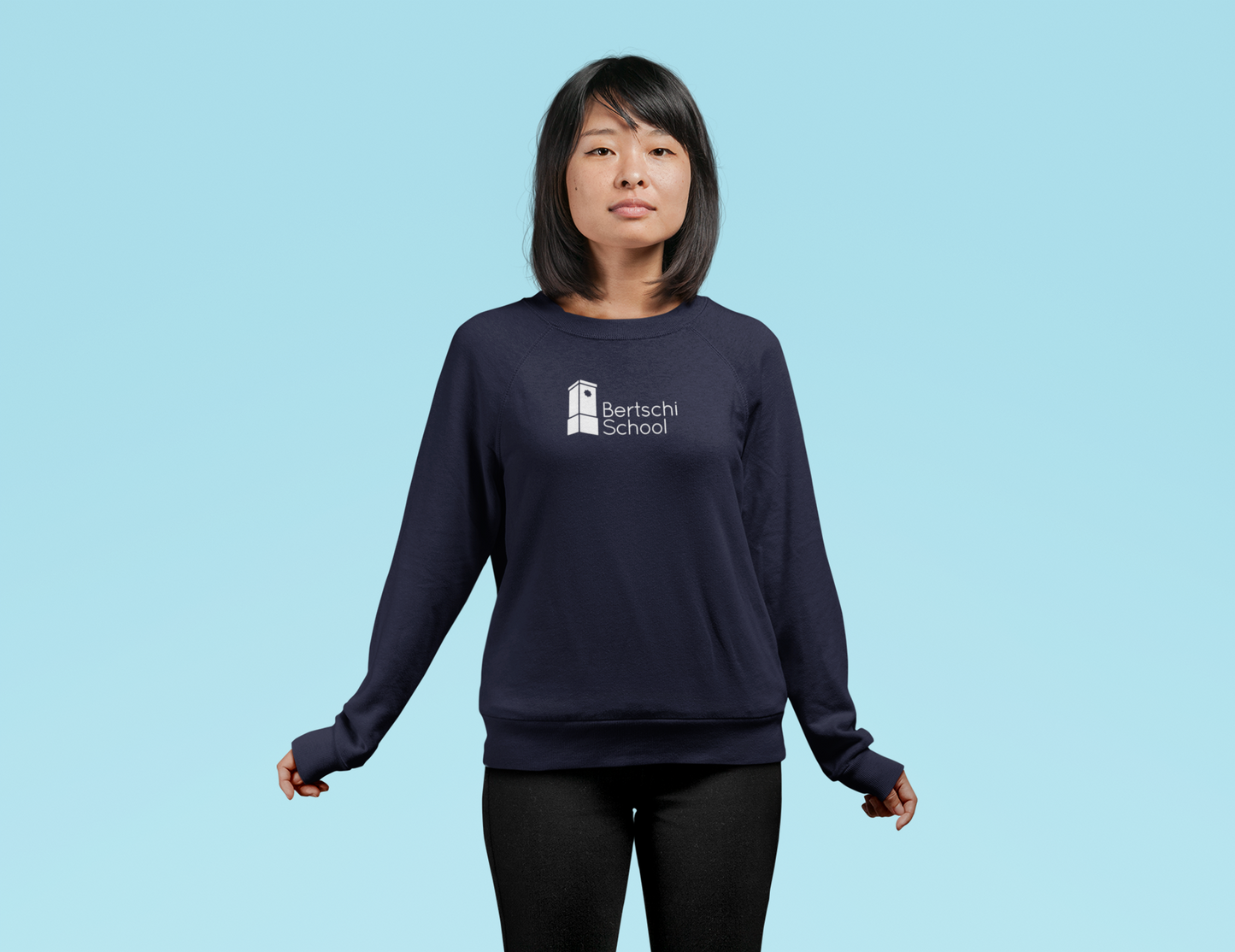 Bertschi Organic French Terry Crewneck Sweatshirt (Adult Unisex)