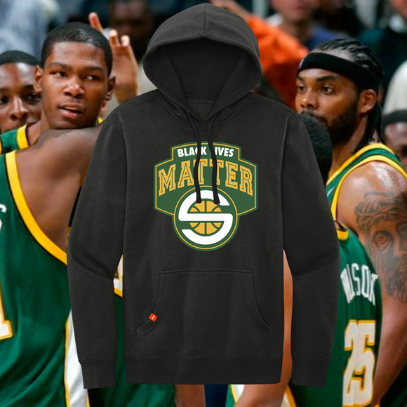 The #Sonics01BLM Pullover Hooded Sweatshirt (ADULT) [LIMITED EDITION]