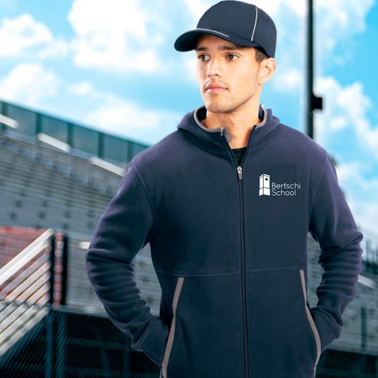 **NEW ITEM** Bertschi Eco Revive Youth Polar Fleece Hooded Full-Zip Jacket