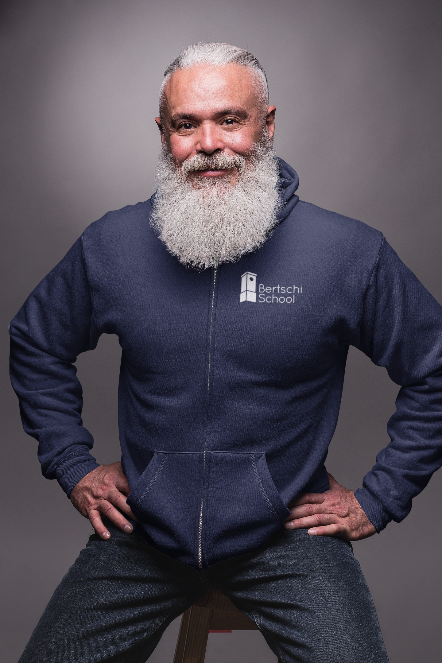 Bertschi Organic French Terry Full Zip Hoodie (Adult Unisex)