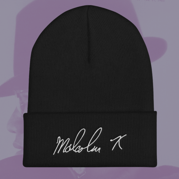 Sweet Signature Series - Malcolm X  [Embroidered Beanie]