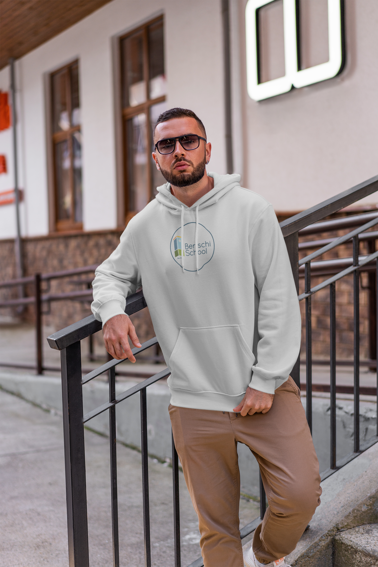 Bertschi Organic French Terry Pullover Hoodie (Adult Unisex)